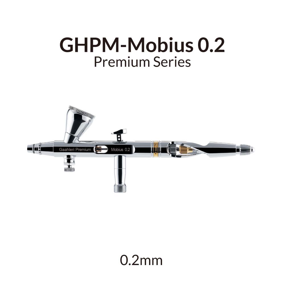 Premium Series GHPM-Mobius 0.2mm Airbrush