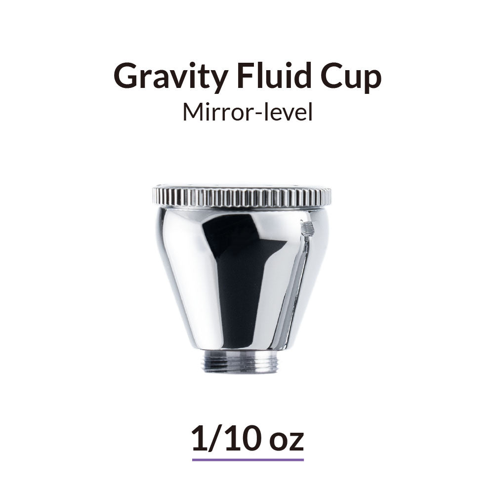 1/10oz / 3ml Mirror-Level Gravity Fluid Airbrush Cup