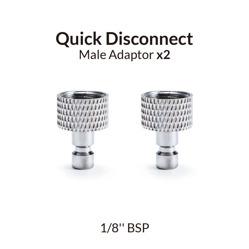 2 Pcs Airbrush Quick Male Adapter