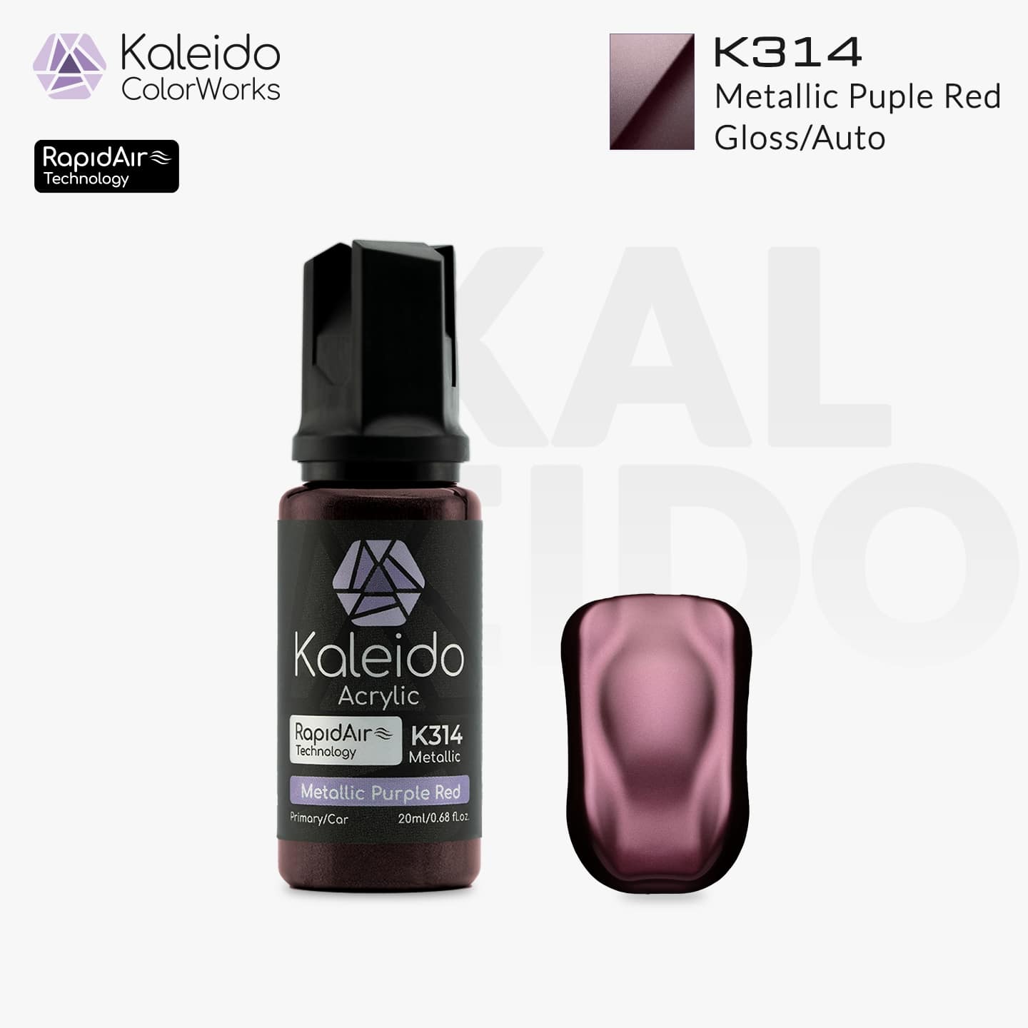 K314 Metallic Purple Red 20ml