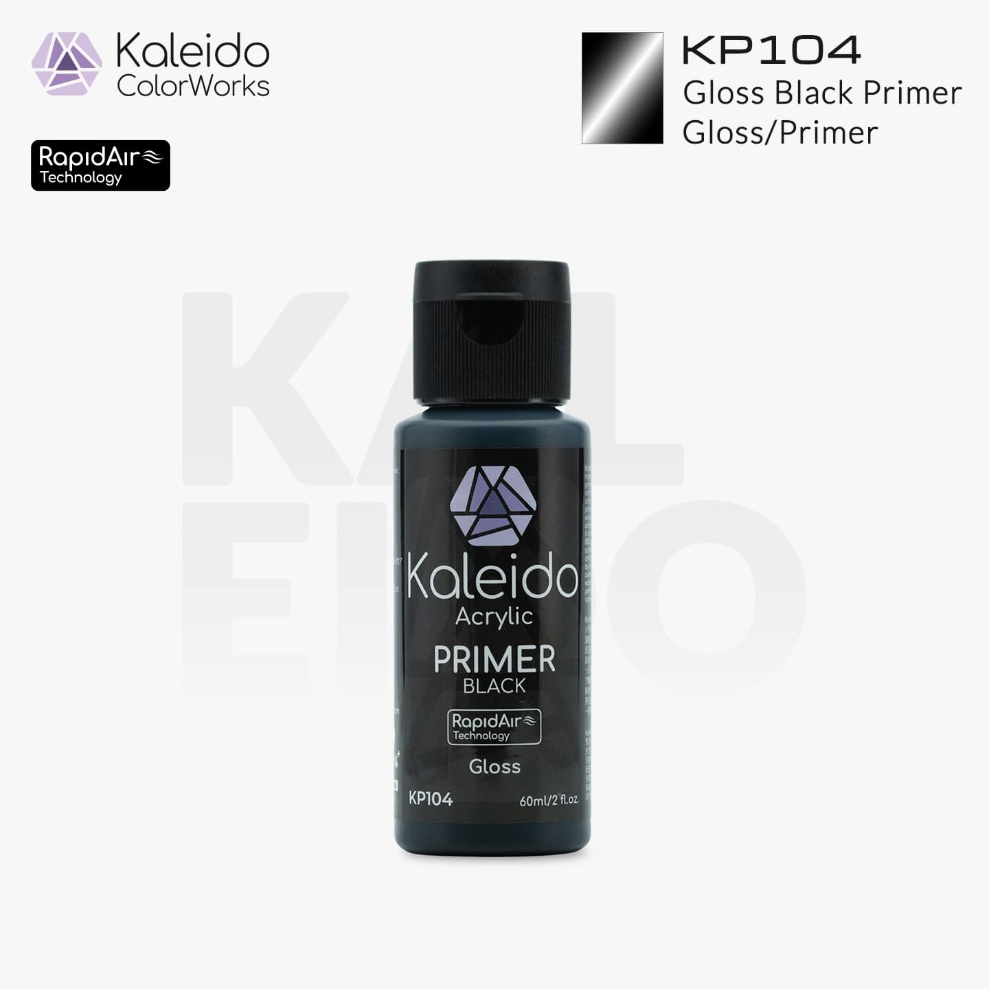 KP104 Gloss Black Primer 60ml
