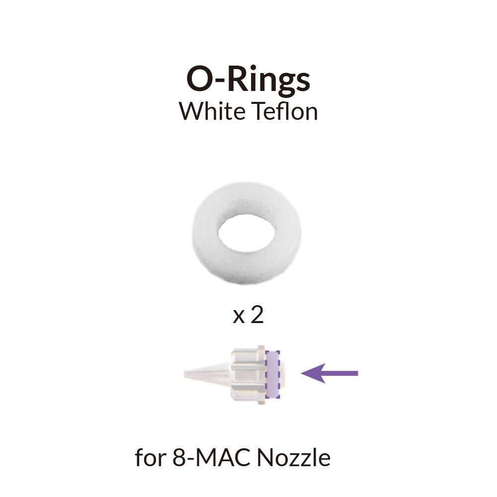 White O-Ring for 8-MAC Nozzle